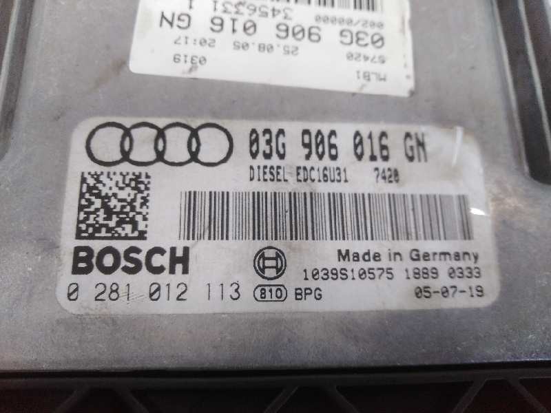 Recambio de centralita motor uce para audi a4 berlina (8e) 2.0 tdi 16v (103kw) referencia OEM IAM 03G90016GN 0218012113 E2-A1-15