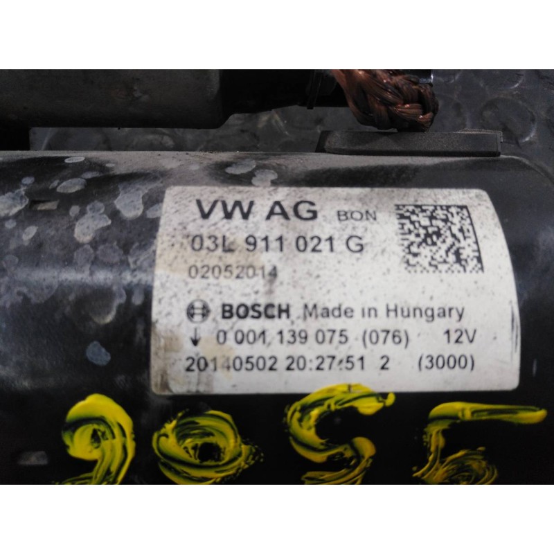 Recambio de motor arranque para audi a5 sportback (8t) 2.0 tdi (110kw) referencia OEM IAM 03L911021G 0001139075 P3-A7-5-1