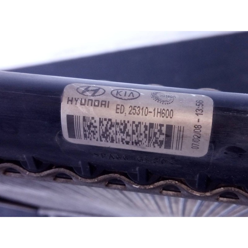Recambio de radiador agua para kia cee´d active referencia OEM IAM 253101H600  P2-A6-10
