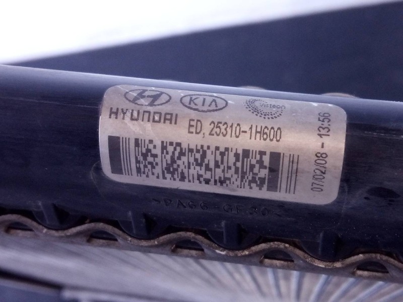 Recambio de radiador agua para kia cee´d active referencia OEM IAM 253101H600  P2-A6-10