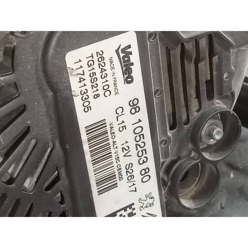 Recambio de alternador para opel crossland x excellence referencia OEM IAM 9810525380 117413305 P3-A4-3-4