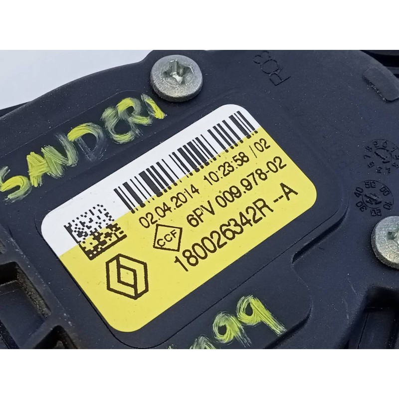 Recambio de pedal acelerador para dacia sandero ambiance referencia OEM IAM 180026342R  E2-A1-17-7