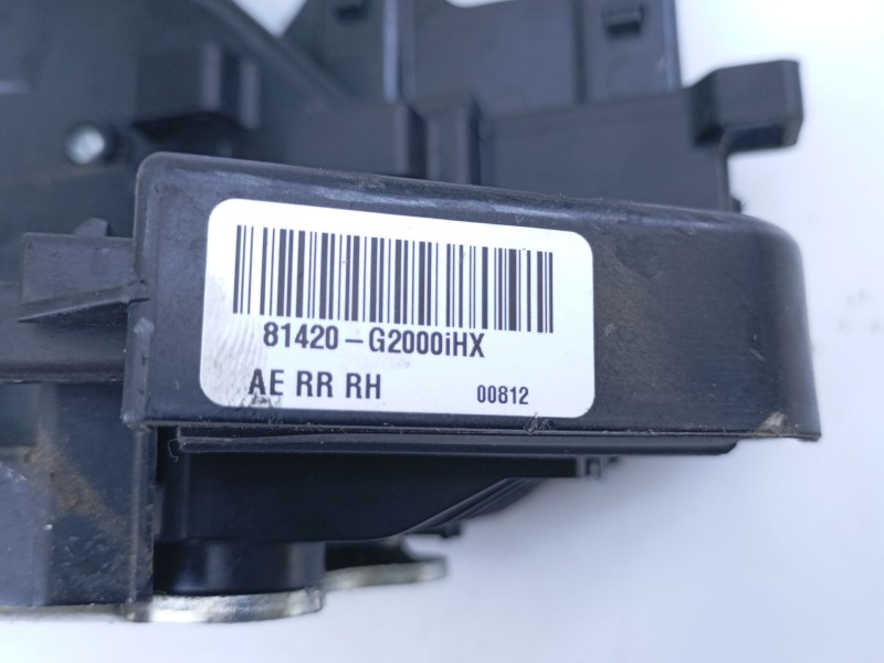 Recambio de cerradura puerta trasera derecha para hyundai ioniq hybrid referencia OEM IAM 81420G2000iHX  