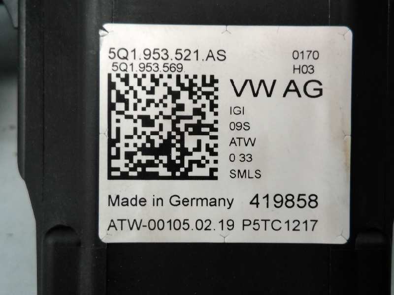 Recambio de mando limpia para volkswagen passat lim. (3g2) sport bmt referencia OEM IAM 5Q1953521AS 5Q1953521AS E2-A1-14-6