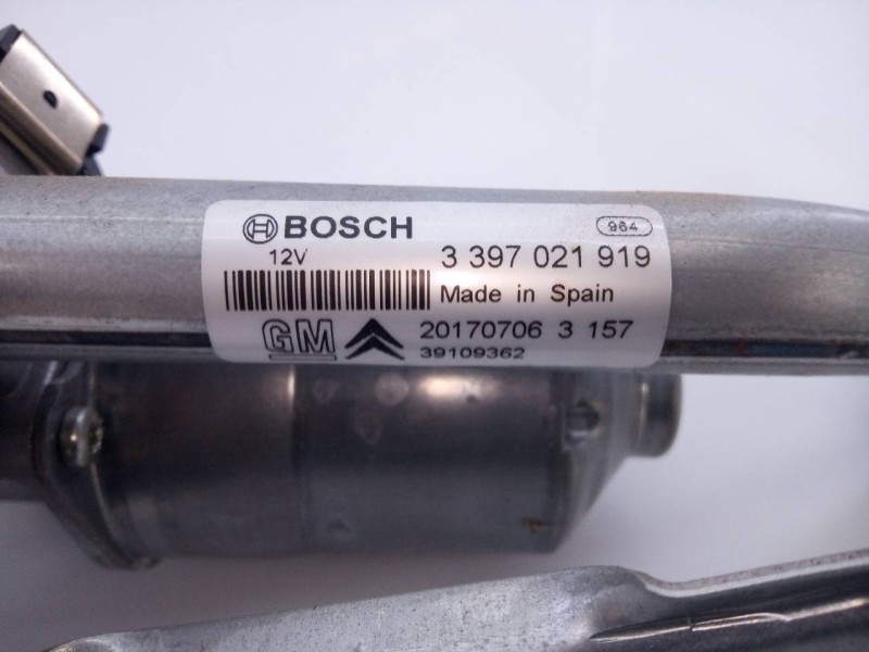 Recambio de motor limpia delantero para opel crossland x excellence referencia OEM IAM 0390243607 3397021919 E2-B6-9-2