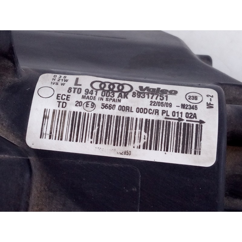 Recambio de faro izquierdo xenon para audi a5 coupe (8t) 2.0 tfsi (155kw) referencia OEM IAM 8T0941003AK 8K0941597 E1-B6-41-1