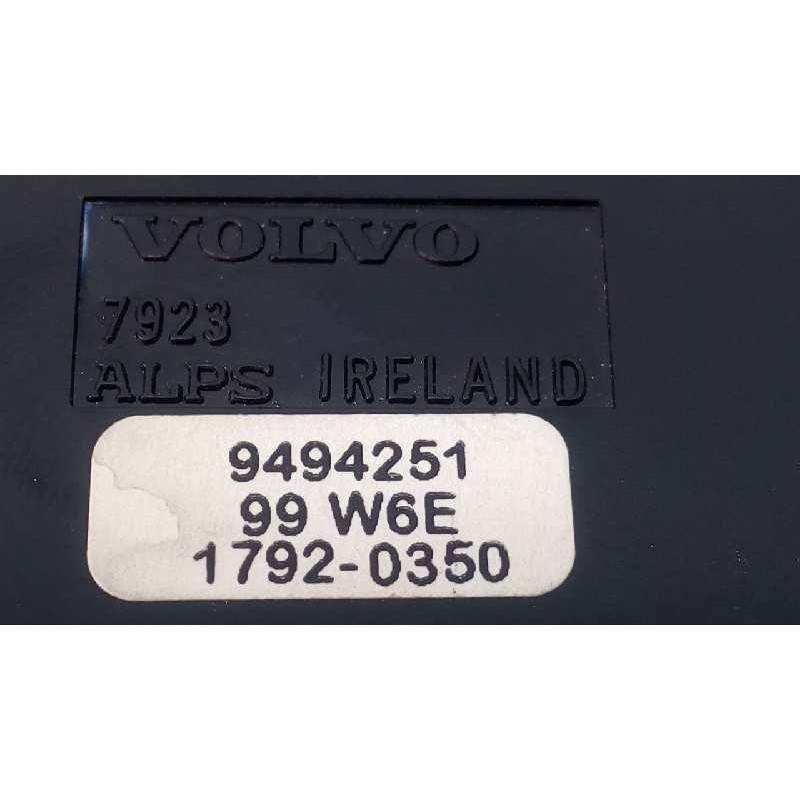Recambio de mando climatizador para volvo s80 berlina referencia OEM IAM 9494251 17920350 E3-B5-48-2