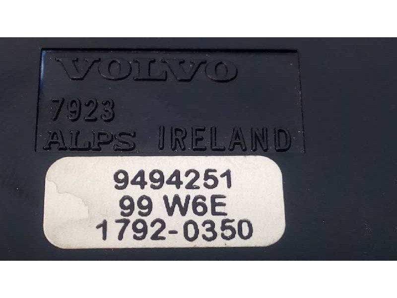 Recambio de mando climatizador para volvo s80 berlina referencia OEM IAM 9494251 17920350 E3-B5-48-2