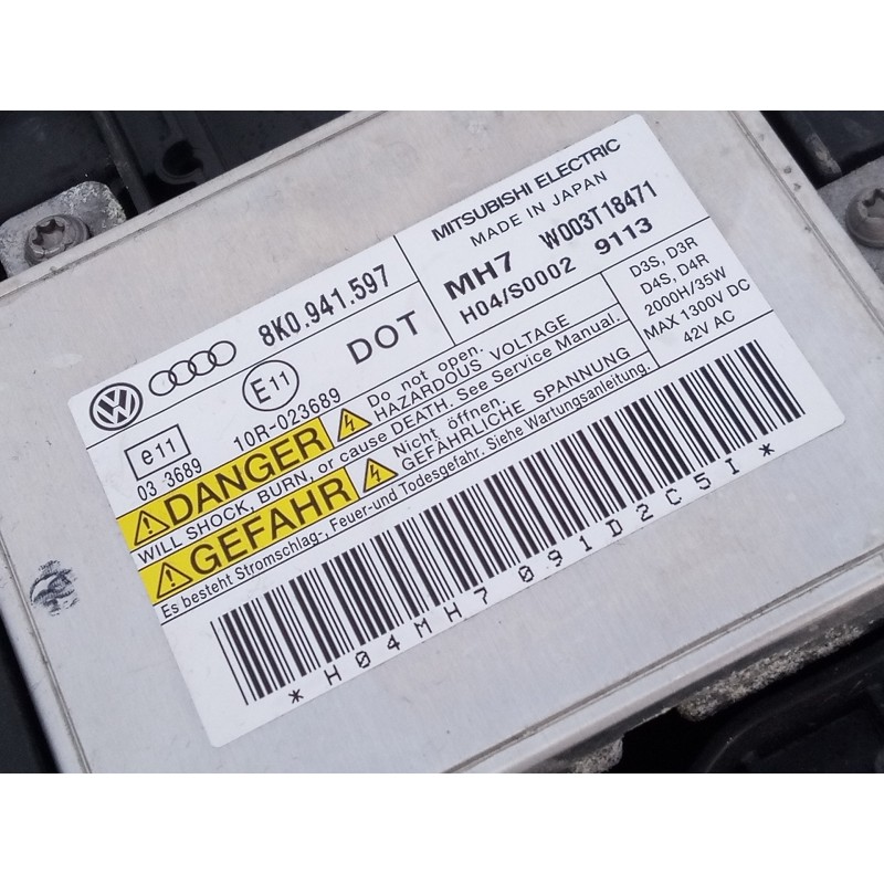 Recambio de faro izquierdo xenon para audi a5 coupe (8t) 2.0 tfsi (155kw) referencia OEM IAM 8T0941003AK 8K0941597 E1-B6-41-1