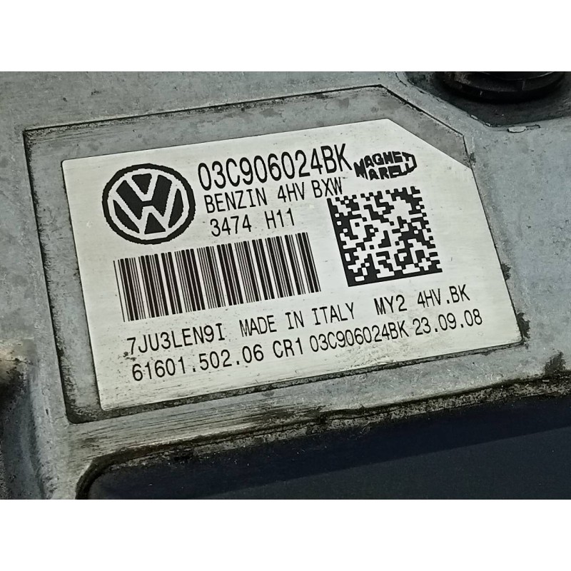 Recambio de centralita motor uce para seat ibiza (6j5) 25 aniversario referencia OEM IAM 03C906024BK  E2-A1-38-1