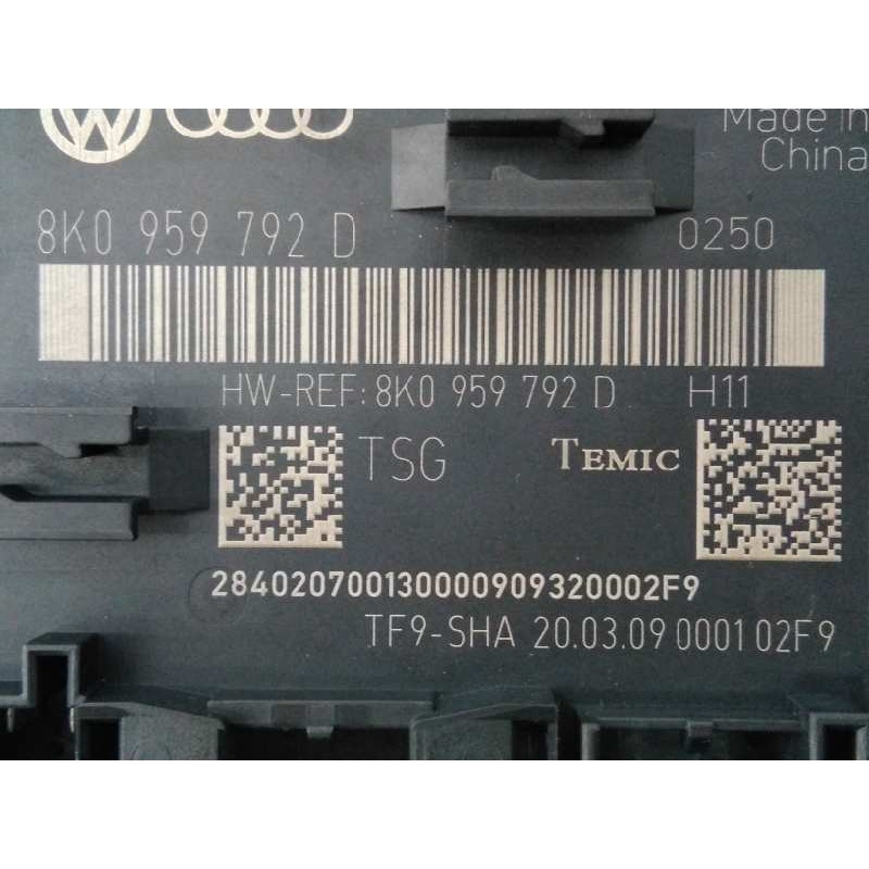 Recambio de modulo electronico para audi q5 (8r) 2.0 tdi (125kw) referencia OEM IAM 8K0959792D  E2-A1-9-4