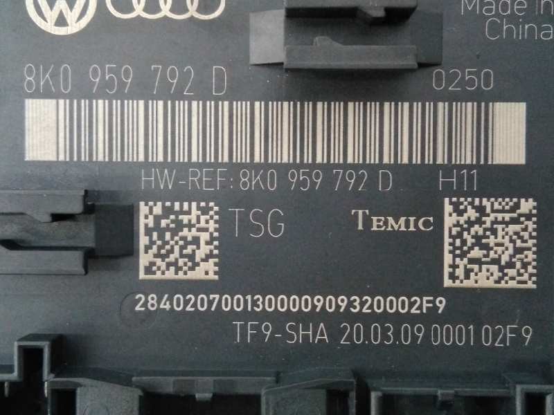 Recambio de modulo electronico para audi q5 (8r) 2.0 tdi (125kw) referencia OEM IAM 8K0959792D  E2-A1-9-4