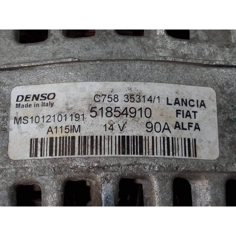 Recambio de alternador para opel combo d kasten l1h1 2,4t referencia OEM IAM 51854910  P3-A4-30-2