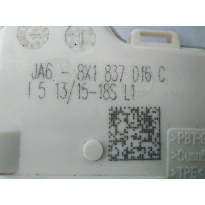 Recambio de cerradura puerta delantera derecha para audi a3 sportback (8va) attraction quattro referencia OEM IAM 8X1837016C  E1