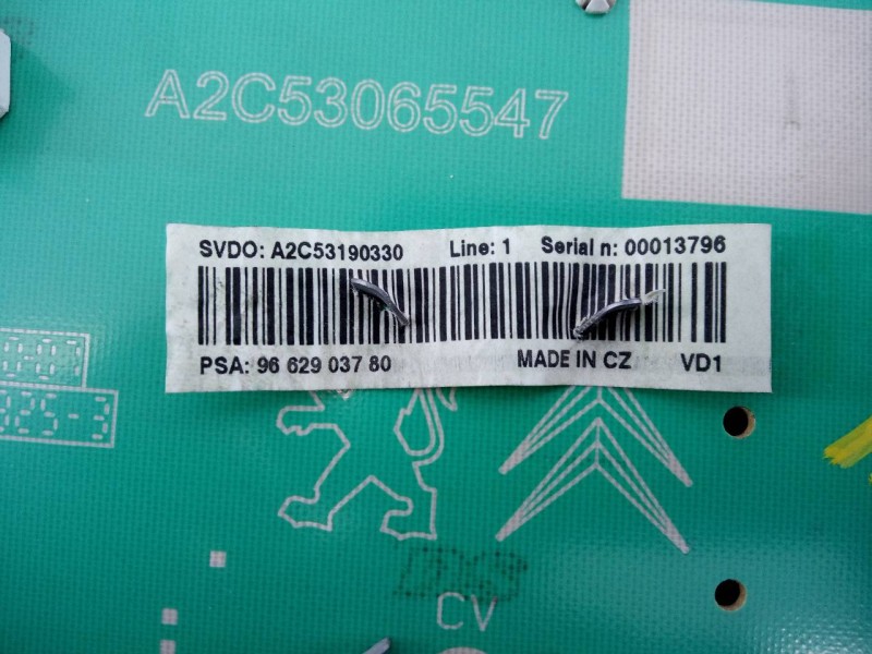 Recambio de cuadro instrumentos para peugeot 207 active referencia OEM IAM 9662903780 A2C53190330 E3-B2-39-1