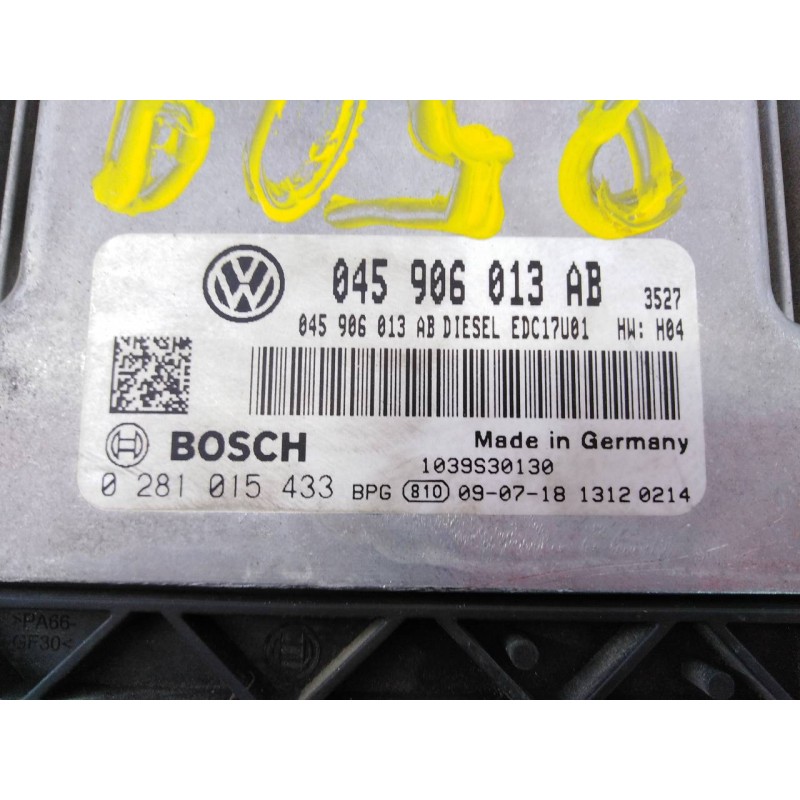 Recambio de centralita motor uce para seat ibiza sc (6j1) reference referencia OEM IAM 045906013AB 0281015433 E2-A1-34-5