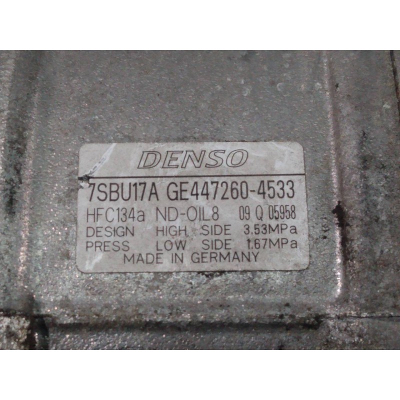 Recambio de compresor aire acondicionado para bmw serie 7 (f01/f02) 740d referencia OEM IAM 7SBU17A GE4472604533 P3-A2-3-2