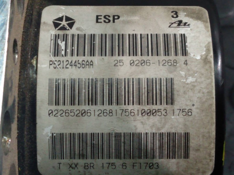 Recambio de abs para jeep gr. cherokee (wh) 3.0 crd limited referencia OEM IAM P52124456AA 25020613684 P3-A8-20-2