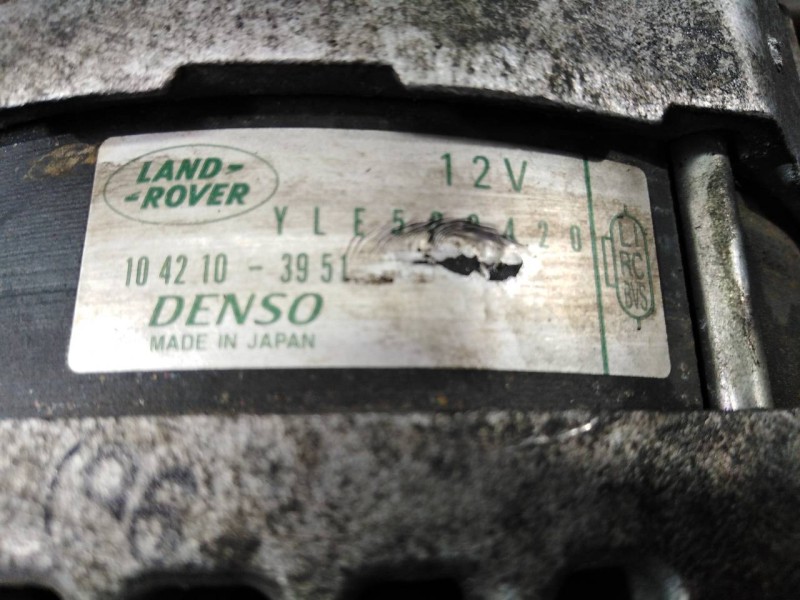 Recambio de alternador para land rover range rover sport v6 td hse referencia OEM IAM YLE500400  P3-A5-18-1