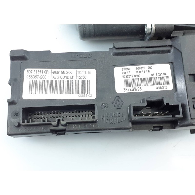 Recambio de motor elevalunas delantero izquierdo para renault megane iii berlina 5 p referencia OEM IAM 968431100 0130822479 E1-