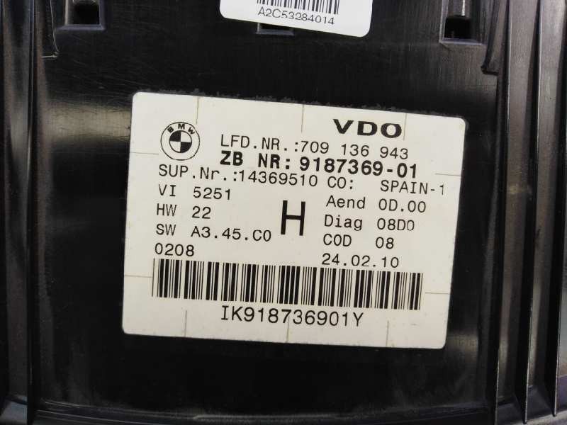 Recambio de cuadro instrumentos para bmw x1 (e84) xdrive 18d referencia OEM IAM 918736901 A2C53387909 E3-A2-26-4