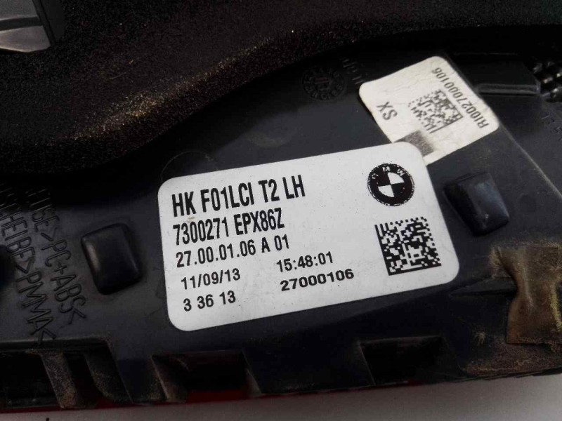 Recambio de piloto trasero izquierdo porton para bmw serie 7 (f01/f02) 740d referencia OEM IAM 7300271 27000106 E1-A3-47-2