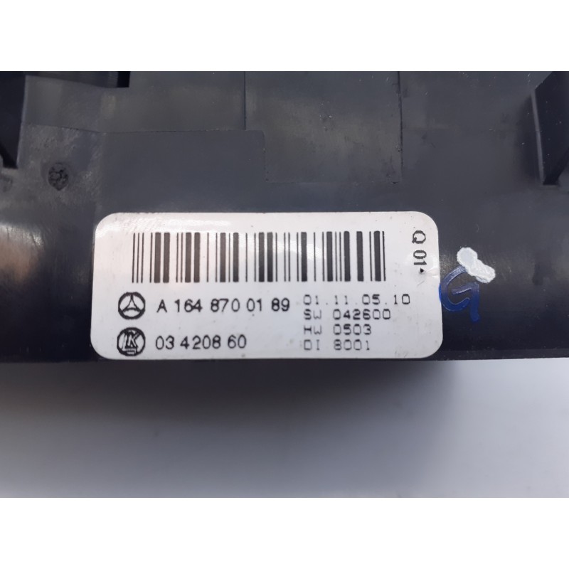 Recambio de mando climatizador para mercedes-benz clase r (w251) 320 cdi (251.022) referencia OEM IAM A1648700189 03420860 E3-A1