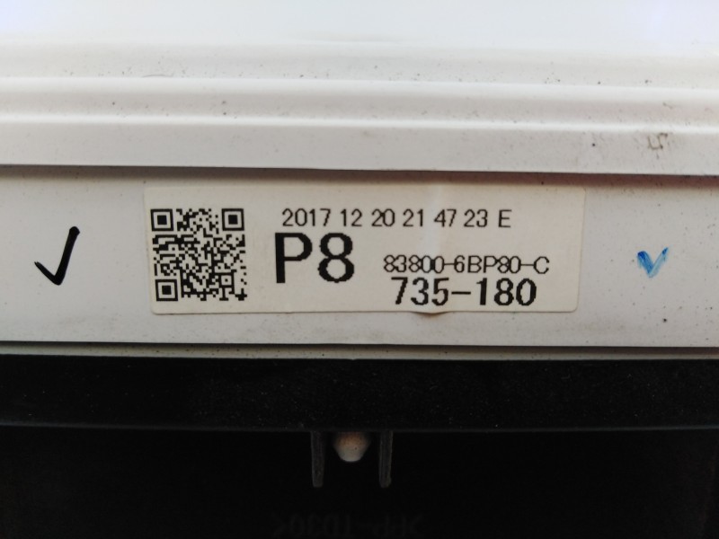 Recambio de cuadro instrumentos para toyota land cruiser (j15) gx referencia OEM IAM 838008BP80C 735180 E3-B2-14-1