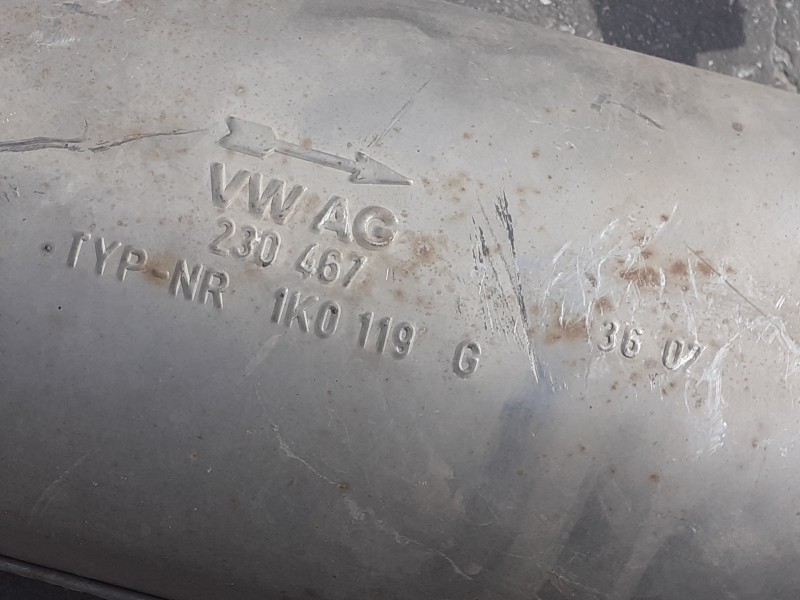 Recambio de tubo escape completo para skoda octavia berlina (1z3) elegance referencia OEM IAM 1K0120L  PV-01-2