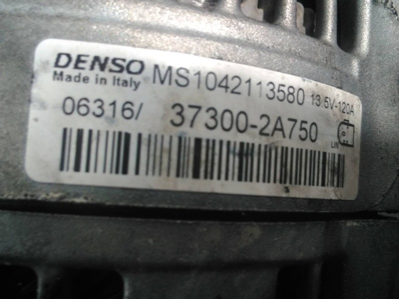 Recambio de alternador para kia cee´d drive referencia OEM IAM 373002A750 MS1042113580 P3-A4-18-4