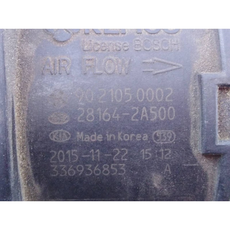 Recambio de caudalimetro para kia cee´d drive referencia OEM IAM 281642A500 0221050002 