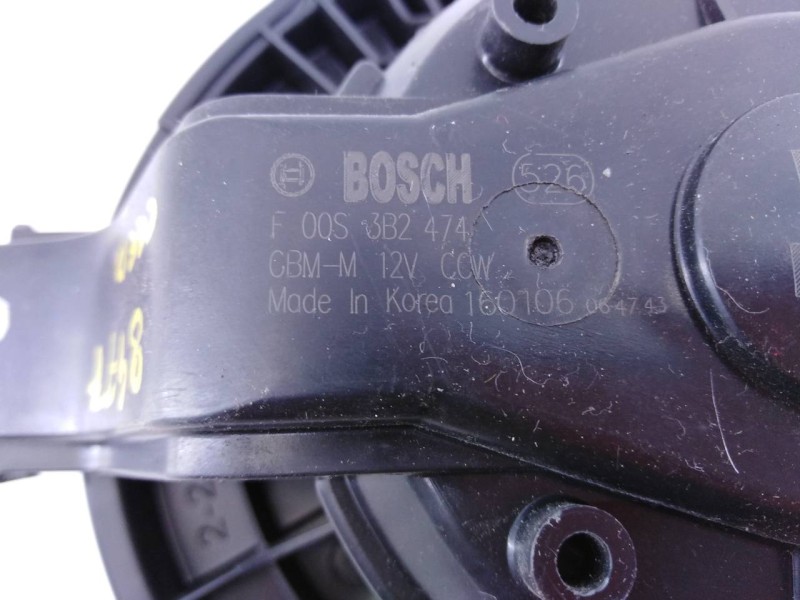 Recambio de ventilador calefaccion para kia cee´d drive referencia OEM IAM F00S3B2474  E3-A3-36-3