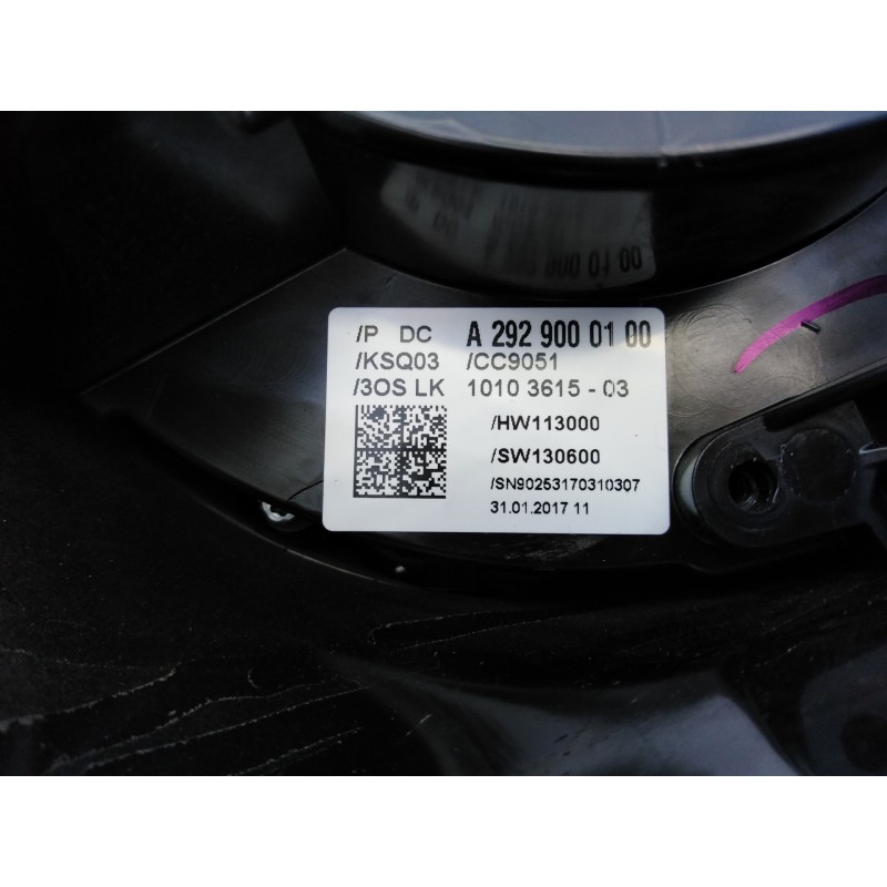 Recambio de anillo airbag para mercedes-benz clase gle coupe (w292) gle 350 d (292.324) referencia OEM IAM A2929000109 30SLK1010