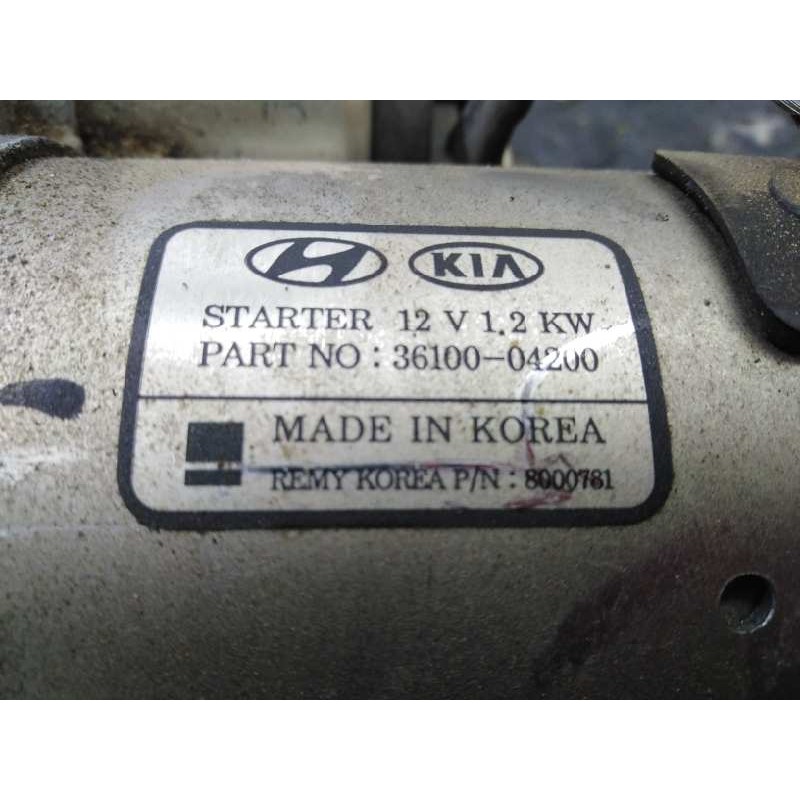 Recambio de motor arranque para hyundai i30 (pd) tecno referencia OEM IAM 3610004200  P3-B8-4-5