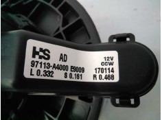 Recambio de ventilador calefaccion para hyundai i30 (pd) tecno referencia OEM IAM 97113A4000  E2-B5-9-2 2