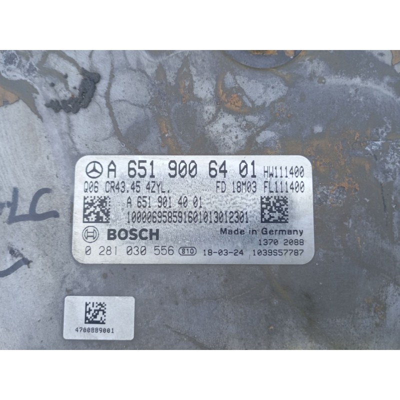 Recambio de centralita motor uce para mercedes-benz glc (x253) 220 d 4-matic (253.905, 253.903) referencia OEM IAM A6519006401 0