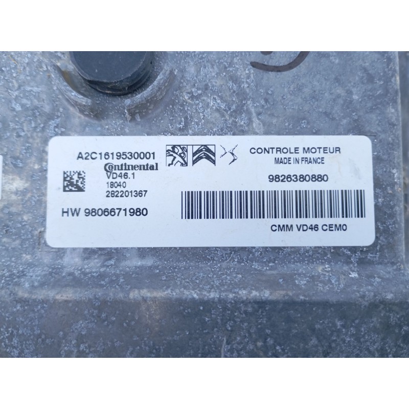 Recambio de centralita motor uce para peugeot 3008 ii suv (mc_, mr_, mj_, m4_) 1.2 thp/ puretech 130 (mrhnsm, mrhnsu, mrhnsj, mr