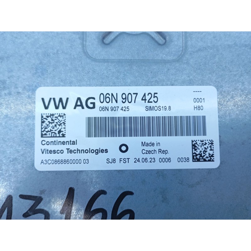 Recambio de centralita motor uce para audi q5 sportback (fyt) 45 tfsi quattro referencia OEM IAM 06N907425 A3C086886000003 