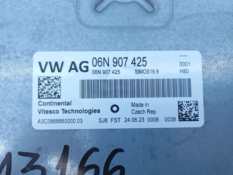 Recambio de centralita motor uce para audi q5 sportback (fyt) 45 tfsi quattro referencia OEM IAM 06N907425 A3C086886000003 
