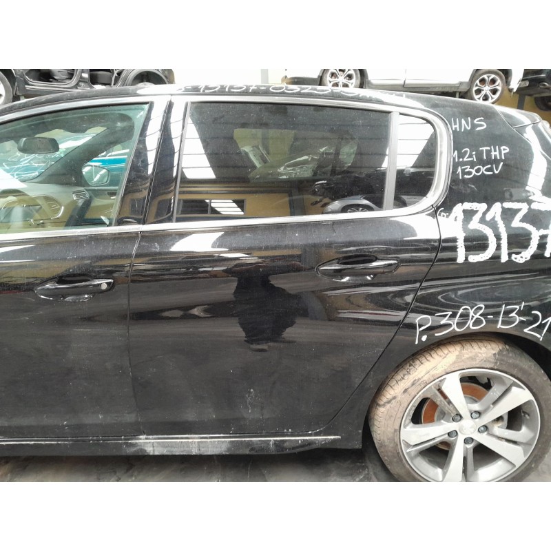 Recambio de puerta trasera izquierda para peugeot 308 ii (lb_, lp_, lw_, lh_, l3_) 1.2 thp 130 referencia OEM IAM   