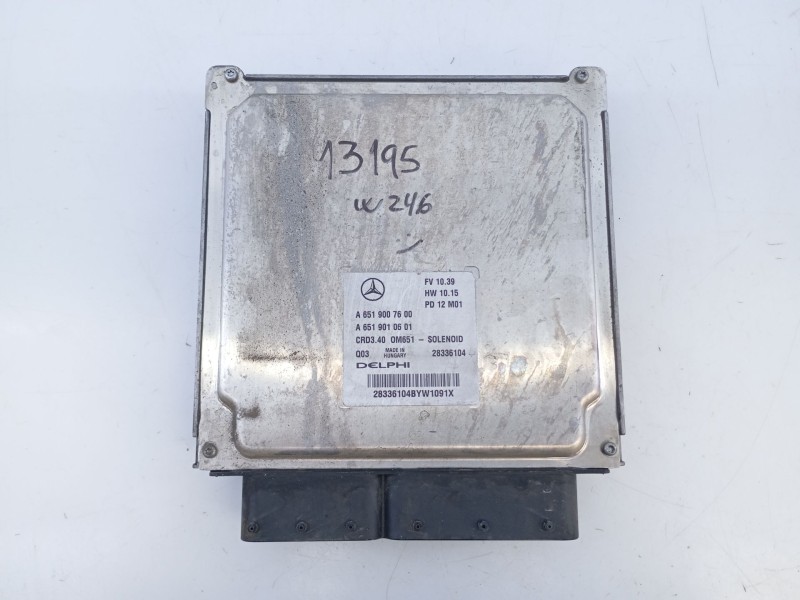 Recambio de centralita motor uce para mercedes-benz clase b sports tourer (w246, w242) b 180 cdi (246.200) referencia OEM IAM A6
