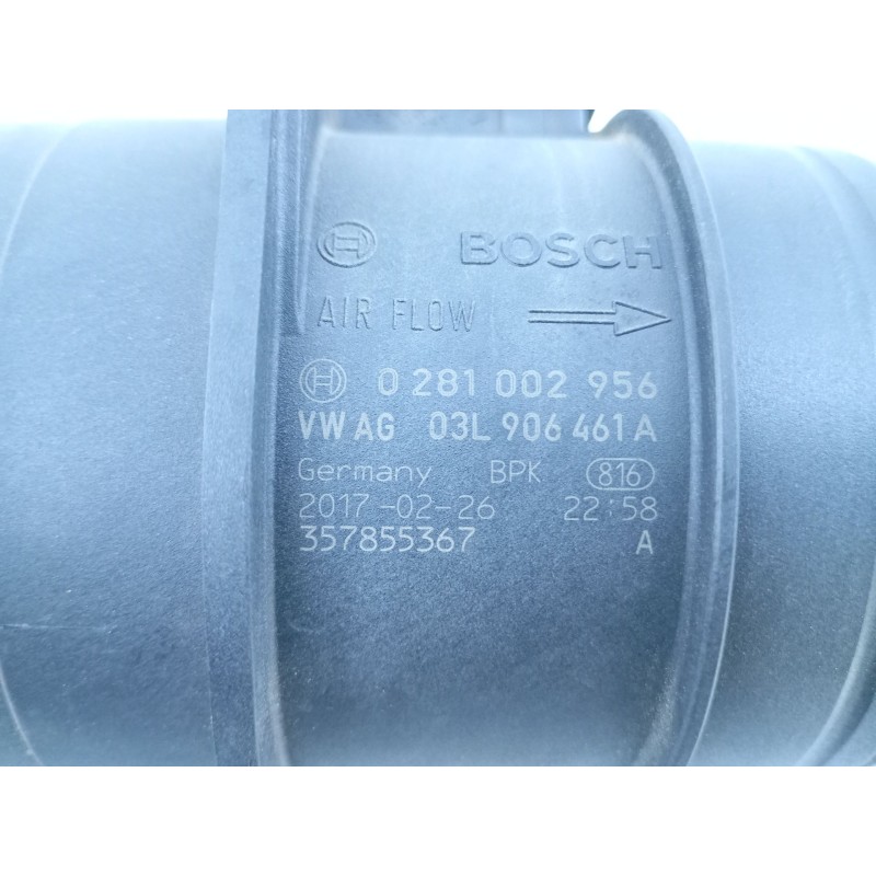 Recambio de caudalimetro para audi q5 (fyb, fyg) 2.0 tdi quattro referencia OEM IAM 03L906461A 0281002956 