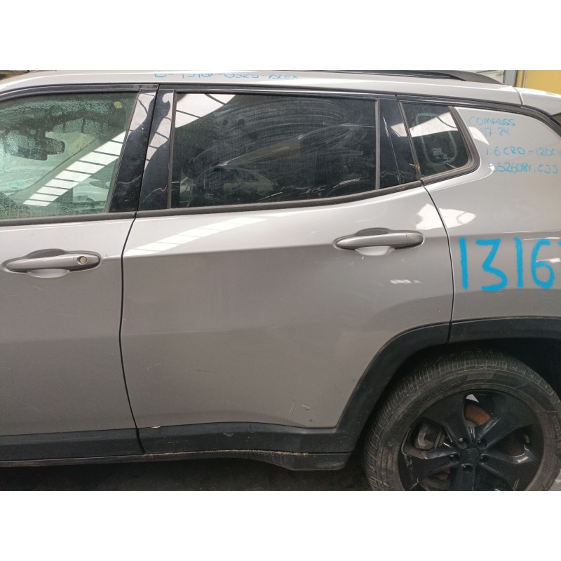 Recambio de puerta trasera izquierda para jeep compass (mp, m6, mv, m7) 1.6 crd referencia OEM IAM   
