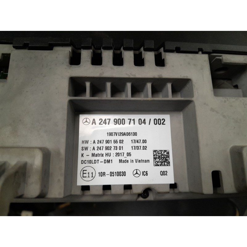 Recambio de cuadro instrumentos para mercedes-benz glb (x247) glb 200 d 4-matic (247.613) referencia OEM IAM   