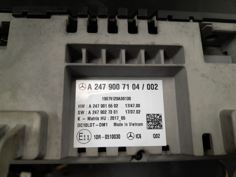 Recambio de cuadro instrumentos para mercedes-benz glb (x247) glb 200 d 4-matic (247.613) referencia OEM IAM   