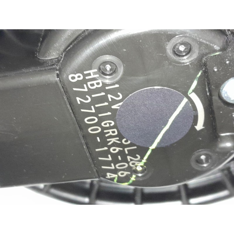 Recambio de ventilador calefaccion para mazda 3 hatchback (bp) 2.0 skyactiv-g m hybrid referencia OEM IAM 8727001774  