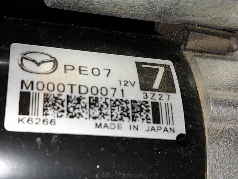 Recambio de motor arranque para mazda 3 hatchback (bp) 2.0 skyactiv-g m hybrid referencia OEM IAM   