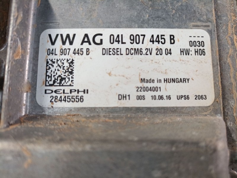 Recambio de centralita motor uce para volkswagen golf vii (5g1, bq1, be1, be2) 1.6 tdi referencia OEM IAM 04L907445B  