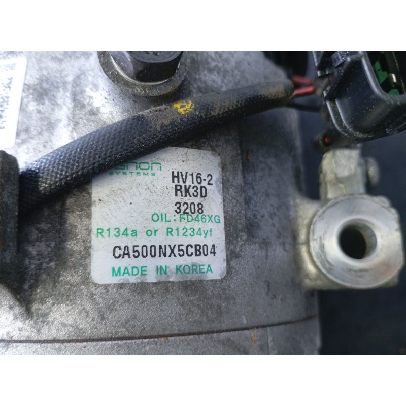 Recambio de compresor aire acondicionado para kia sportage 1.6 crdi mhev mhev m63a18 referencia OEM IAM 97701N7050 CA500NX5CB04 