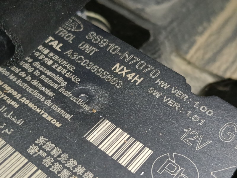 Recambio de kit airbag para hyundai tucson (nx4e, nx4a) 1.6 crdi referencia OEM IAM 95910N7070  